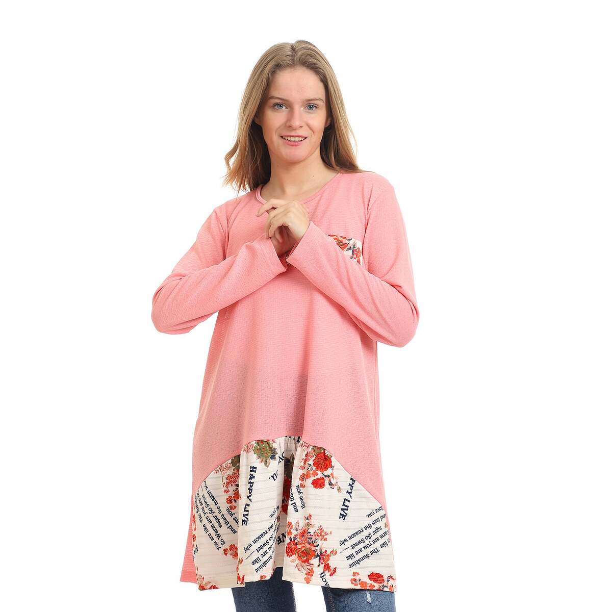Blouse Women's Patterned Flowers
