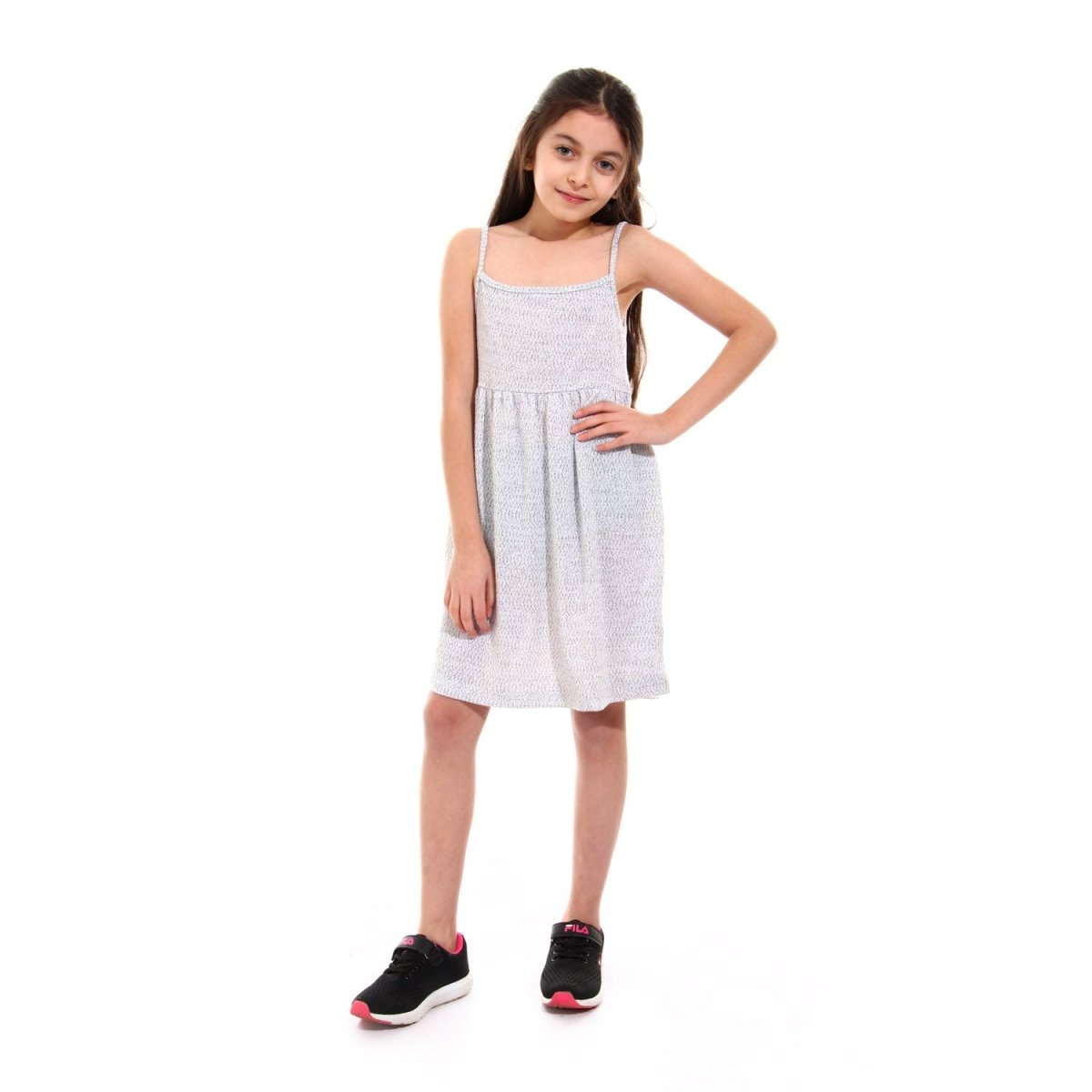 Dress Casual Plain With Stripes Thin For Girls